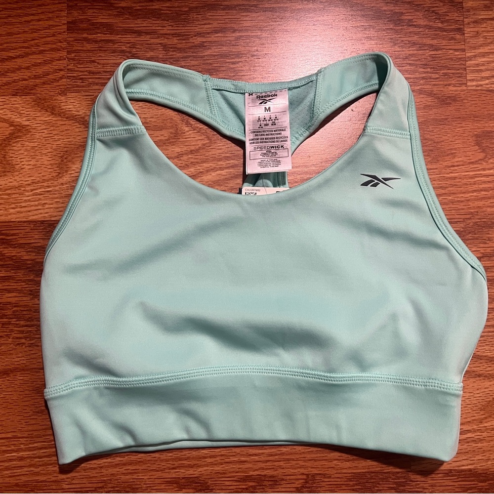 Reebok Mint Green Sports Bra